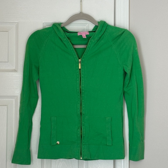Lilly Pulitzer Jackets & Blazers - Rare Vintage Lilly Pulitzer Josephine Giraffe Zip Up Hoodie Sweater Size Small S